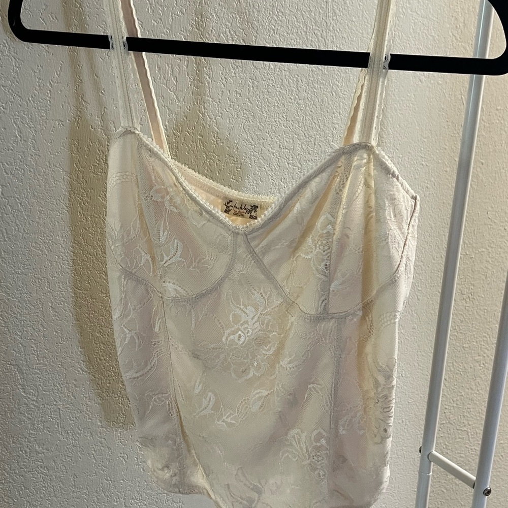 Free People Lace Cami Tank Top